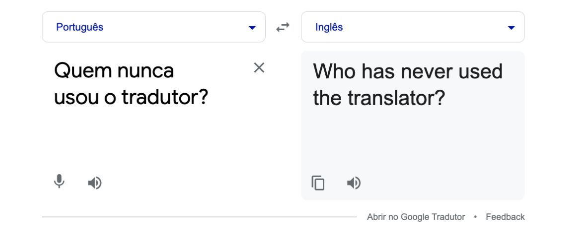 Tradutor de Inglês/Português